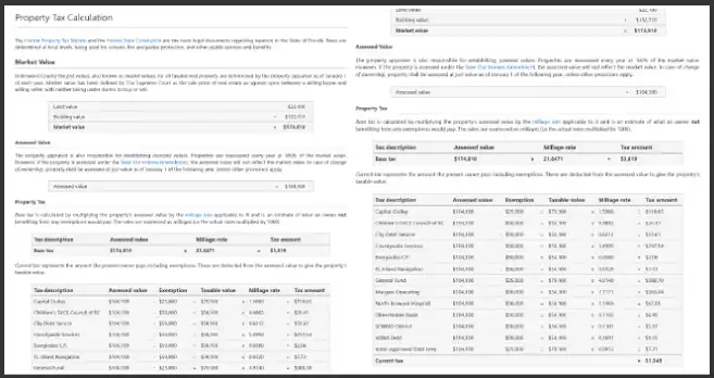 Tax information